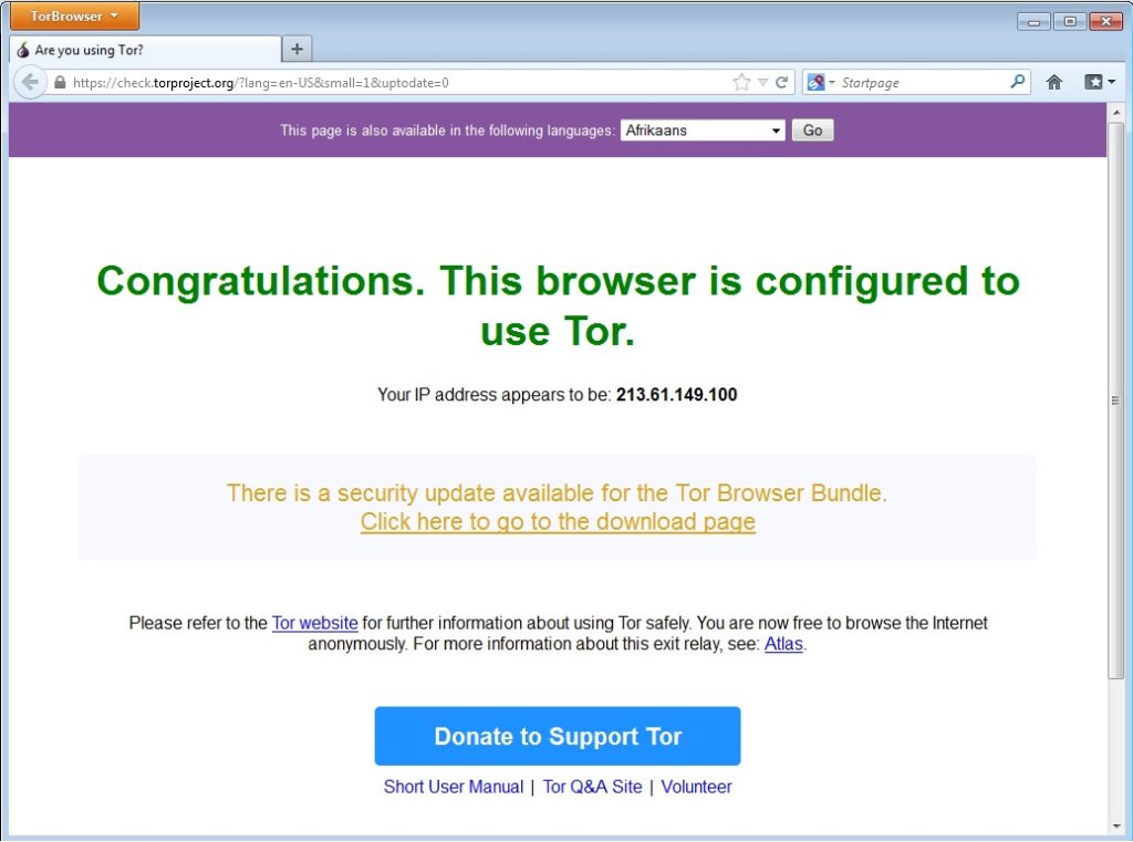 Tor browser